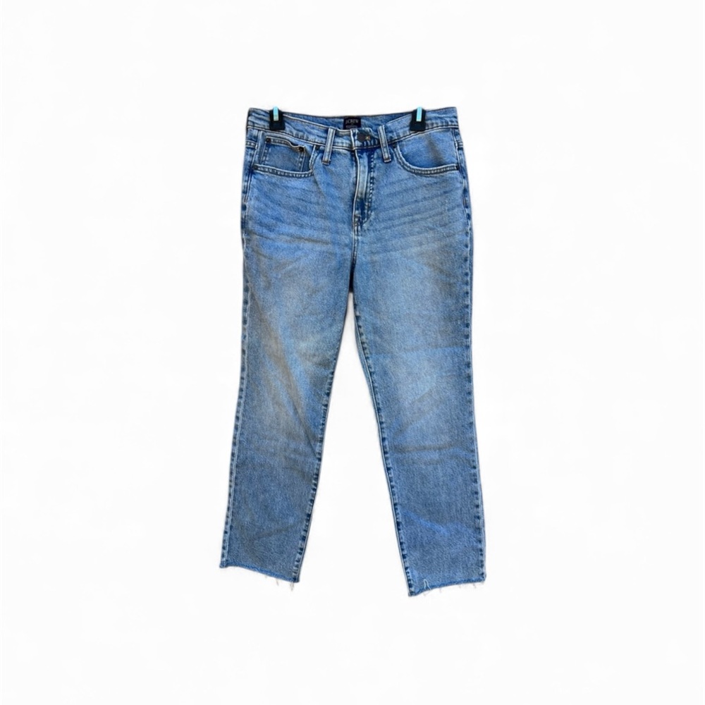 J. Crew Straight Jean RAW Hem Size 29 Blue